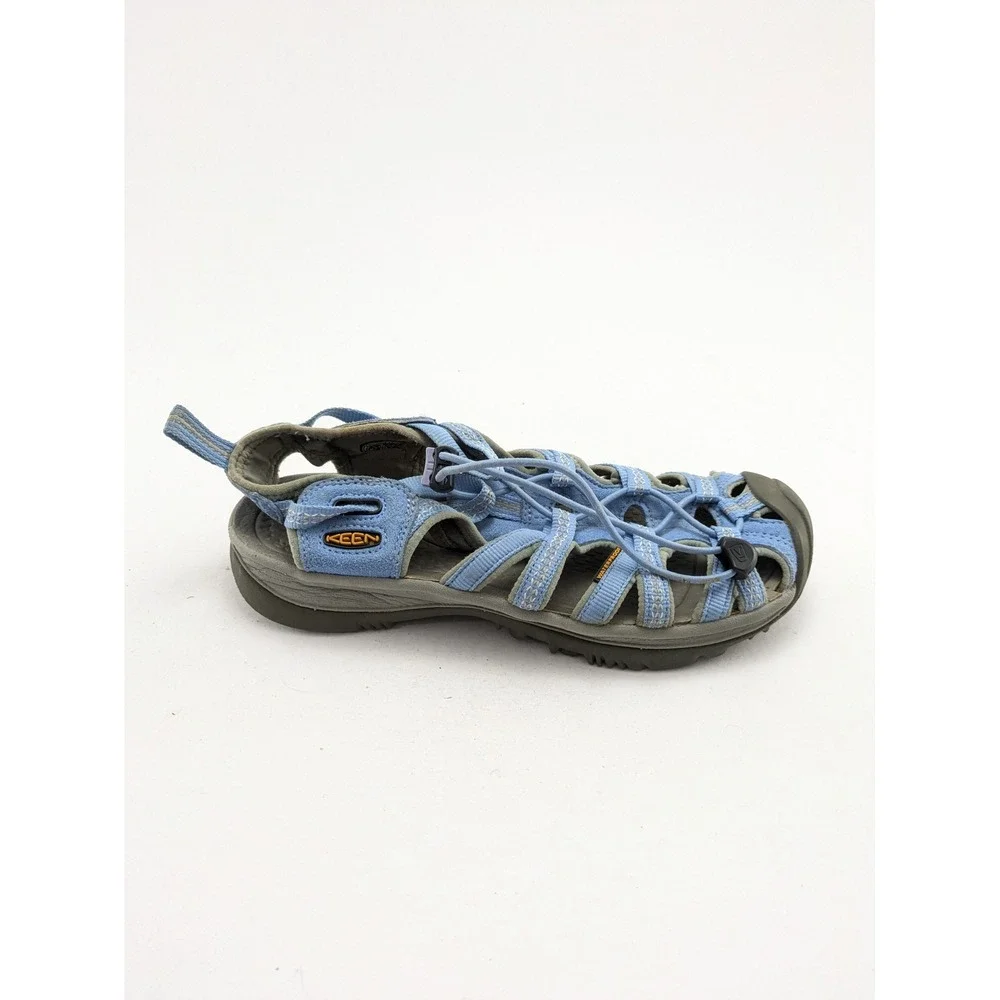 Womens Keen Whisper Blue Hiking Water Sports Closed Toe Shoes 1008447 Size 8